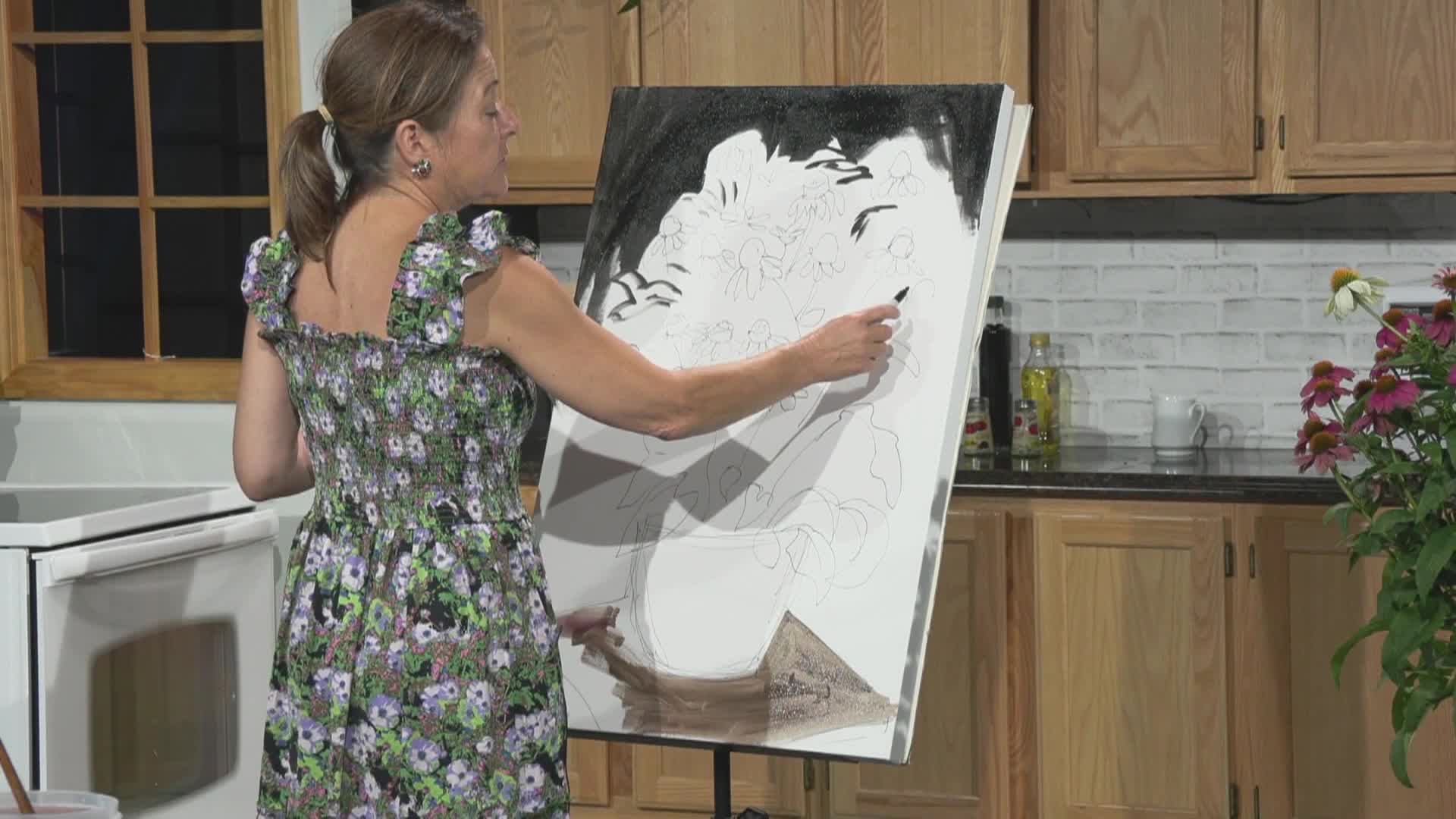Thumbnail image for The Crack of Dawn - E142 - Floral Painting pt 1