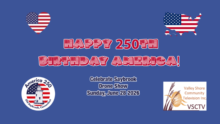 Thumbnail image for America250 Drone Show June 2026 Celebrate Saybrook - June 28 2026